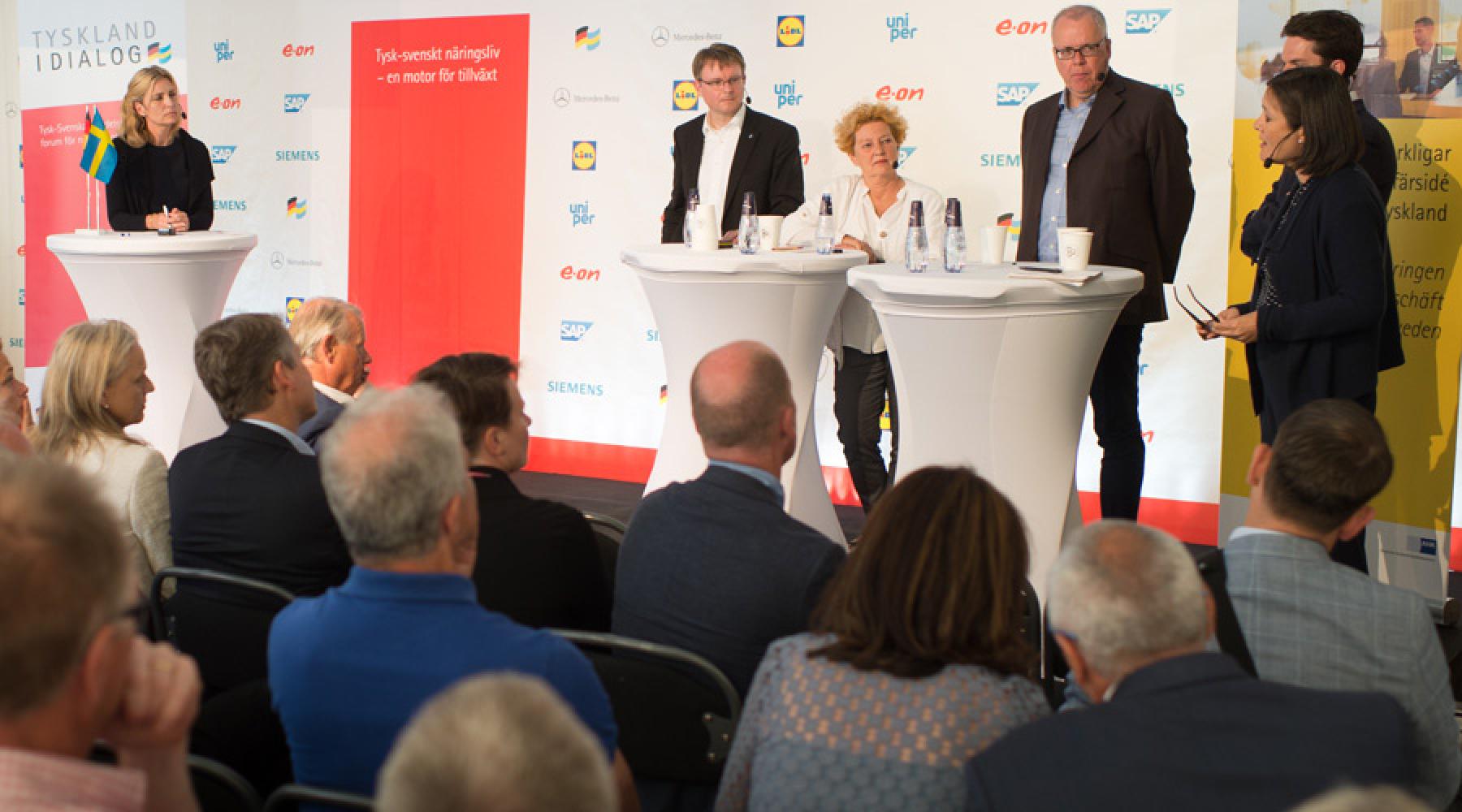 Therese Larsson Hultin, Stefan Kooths, Ingrid Thörnqvist, Klaus Schäfer, Wolf von Rotberg und Sylvia Schwaag Serger