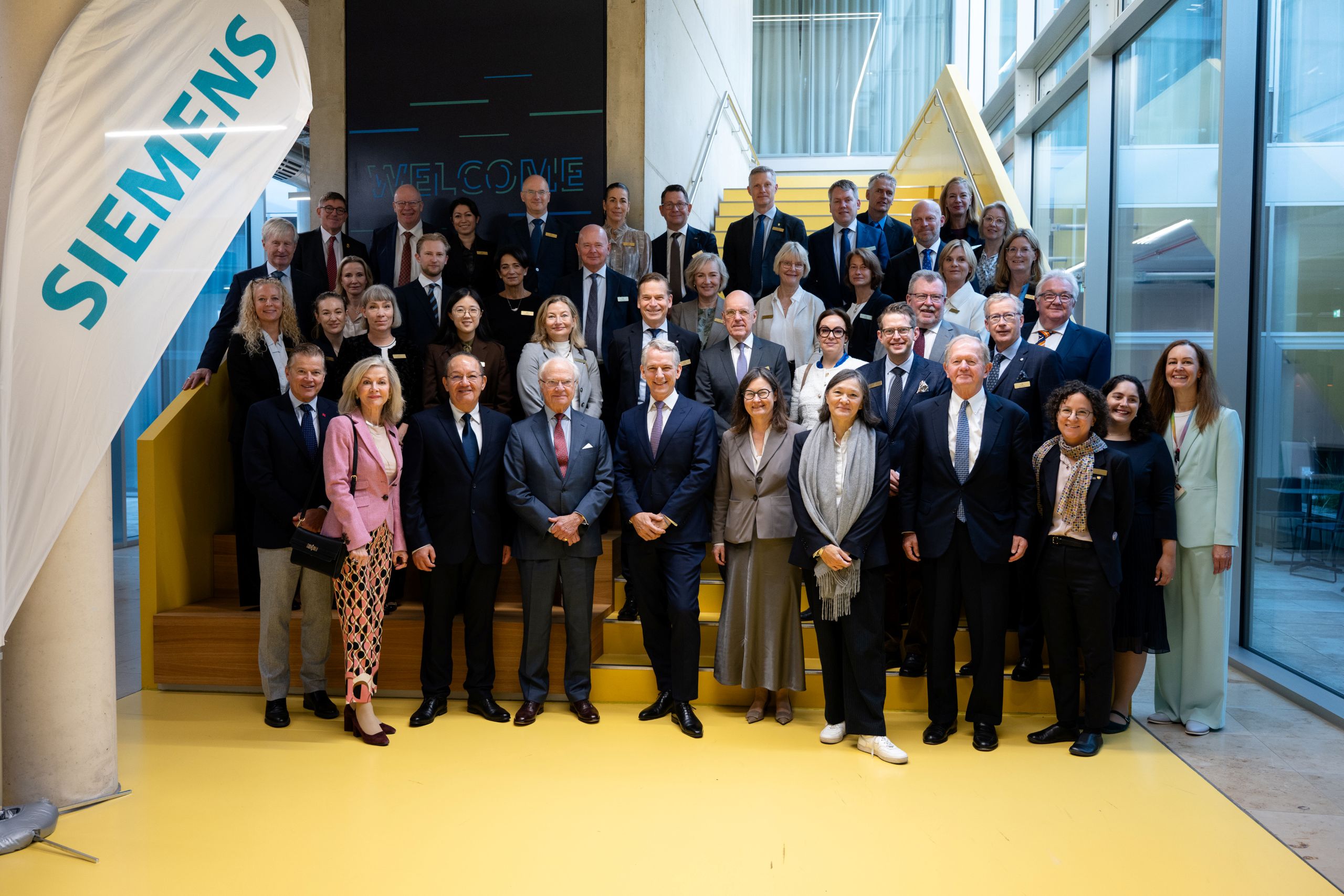 Gruppbild på Siemens