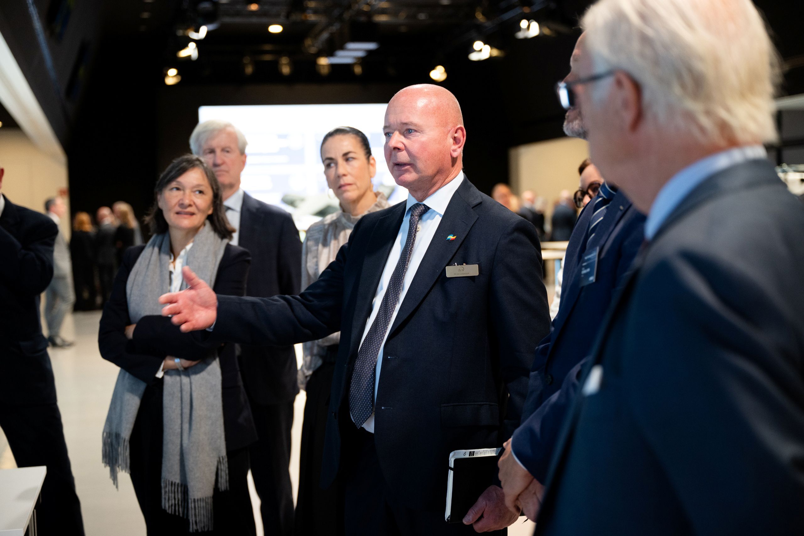 Micael Johansson, Koncernchef Saab Group, Besök Airbus