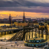 Ein Blick auf die Altstadt von Stockholm