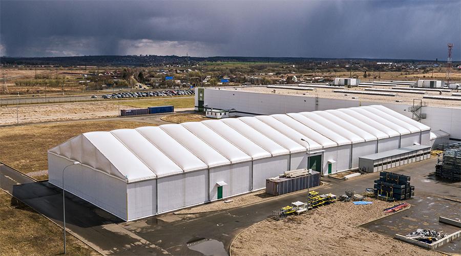 Eine Leichtbauhalle von Röder