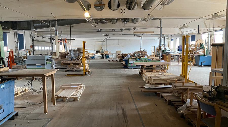 Die Gärsnäs-Fabrik in Südschweden.