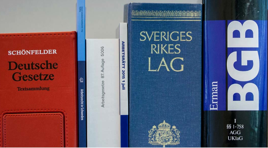 Law books