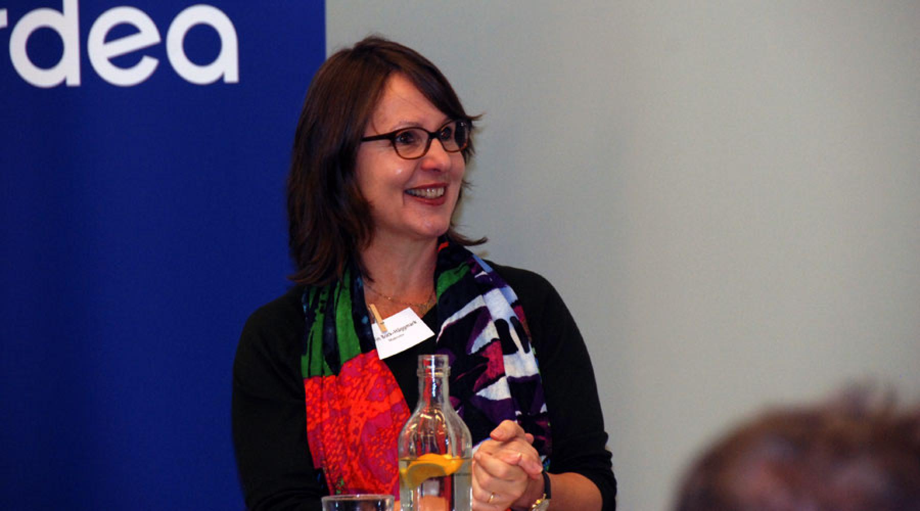 Karin Bock-Häggmark, Moderatorin des Seminars
