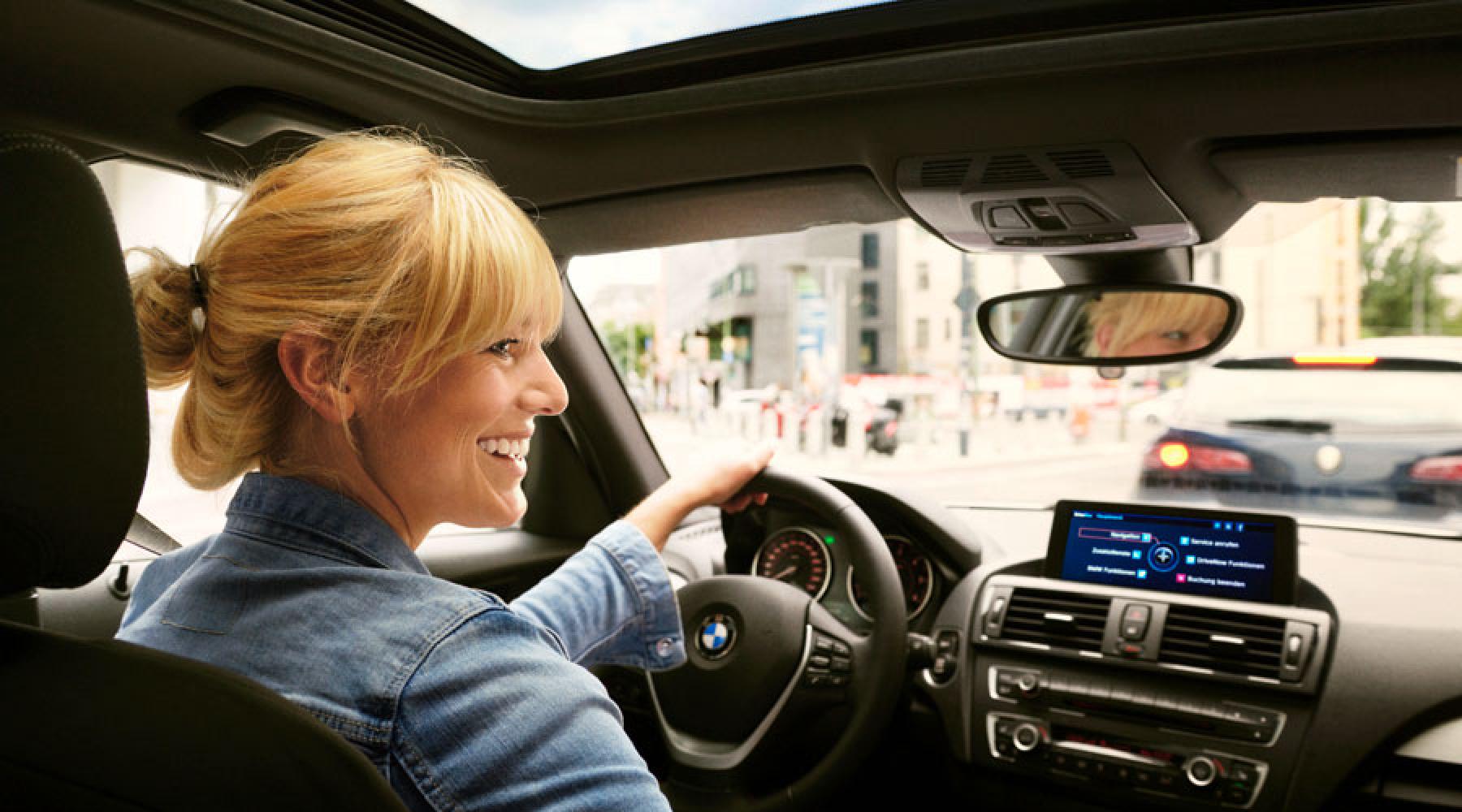 Drive Now-Auto Innenraum