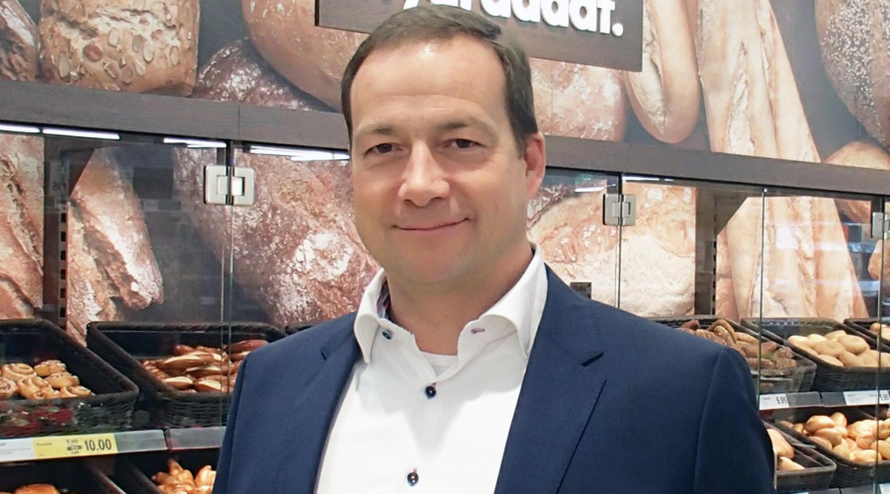Martin Kauffner in einer der schwedischen Lidl-Filialen