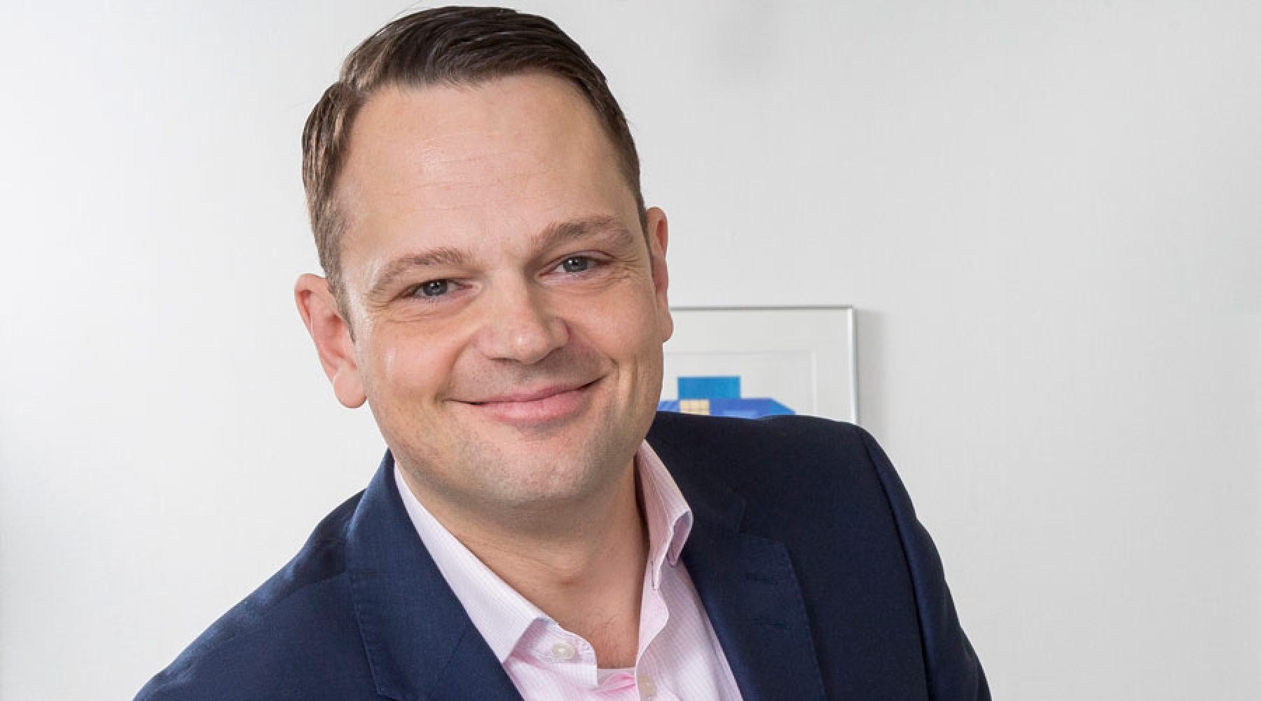 Mark Meier, Nordenchef för BASF, på ett kontor