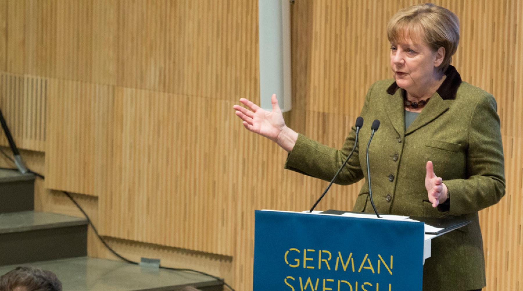 Bundeskanzlerin Angela Merkel beim German Swedish Tech Forum