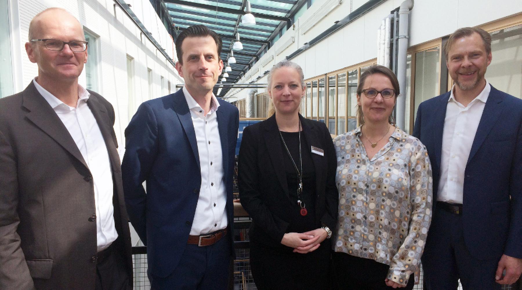 Thomas Fuchs, Martin Jensen, Ninni Löwgren Tischer, Karin Bock-Häggmark und Peter Berg