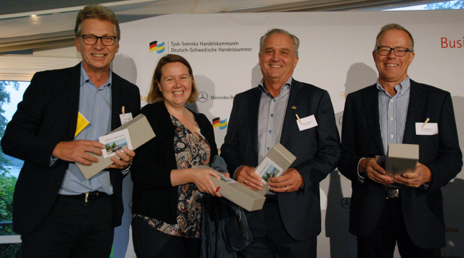 Leif Klingensjö, Emma Trift, Håkan Johansen und Jan Söderberg