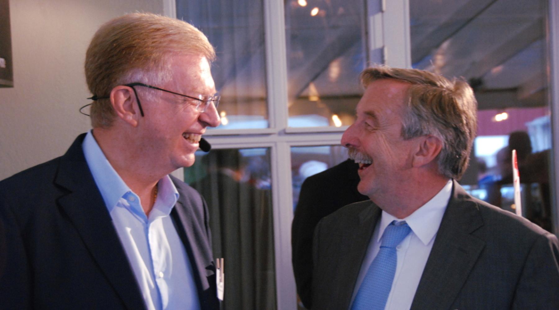 Gabriel O. Leupold und der deutsche Botschafter Dr. Hans-Jürgen Heimsoeth