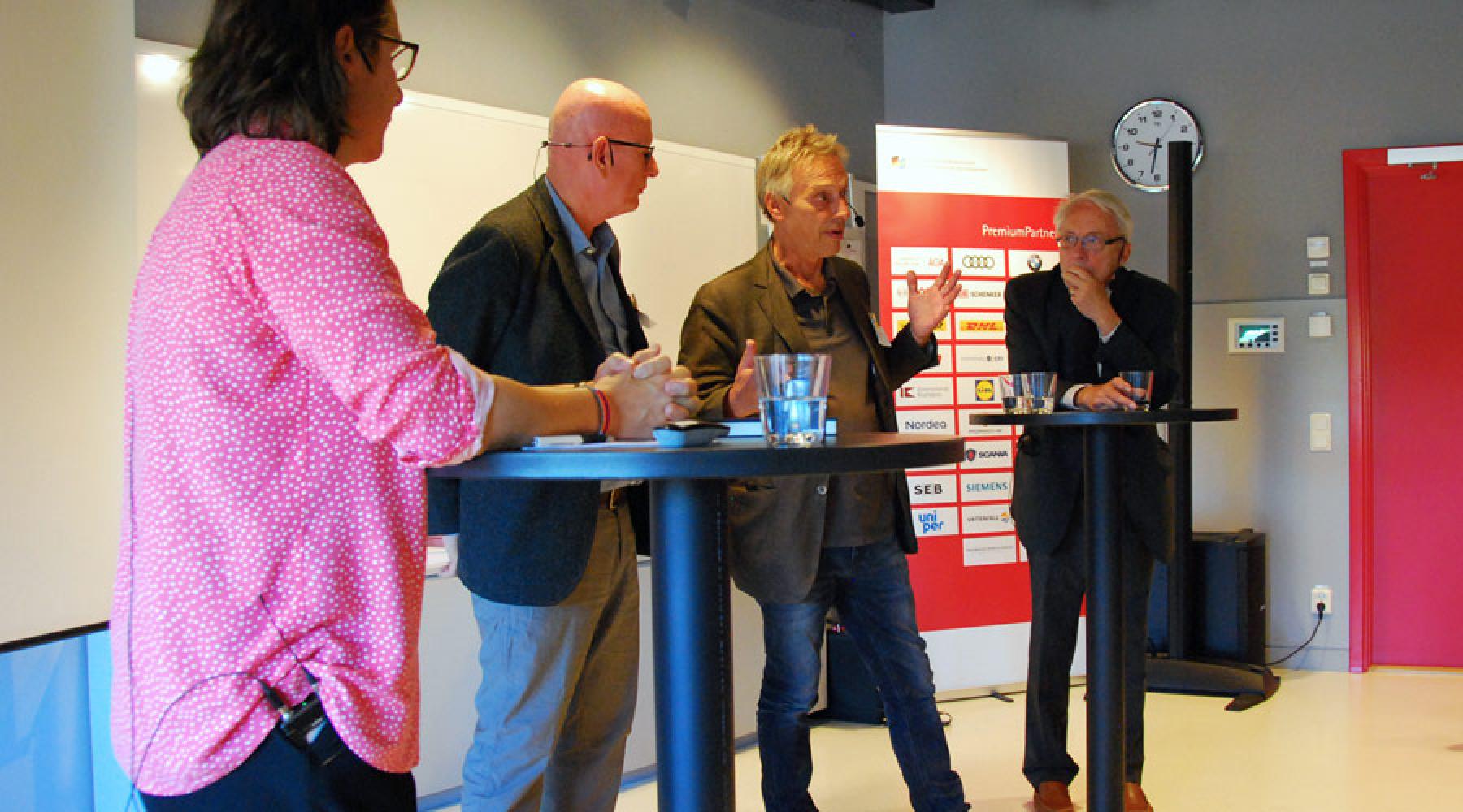 Karin Bock-Häggmark, Jan Lewenhagen, Helmut Steuer och Hubert Fromlet