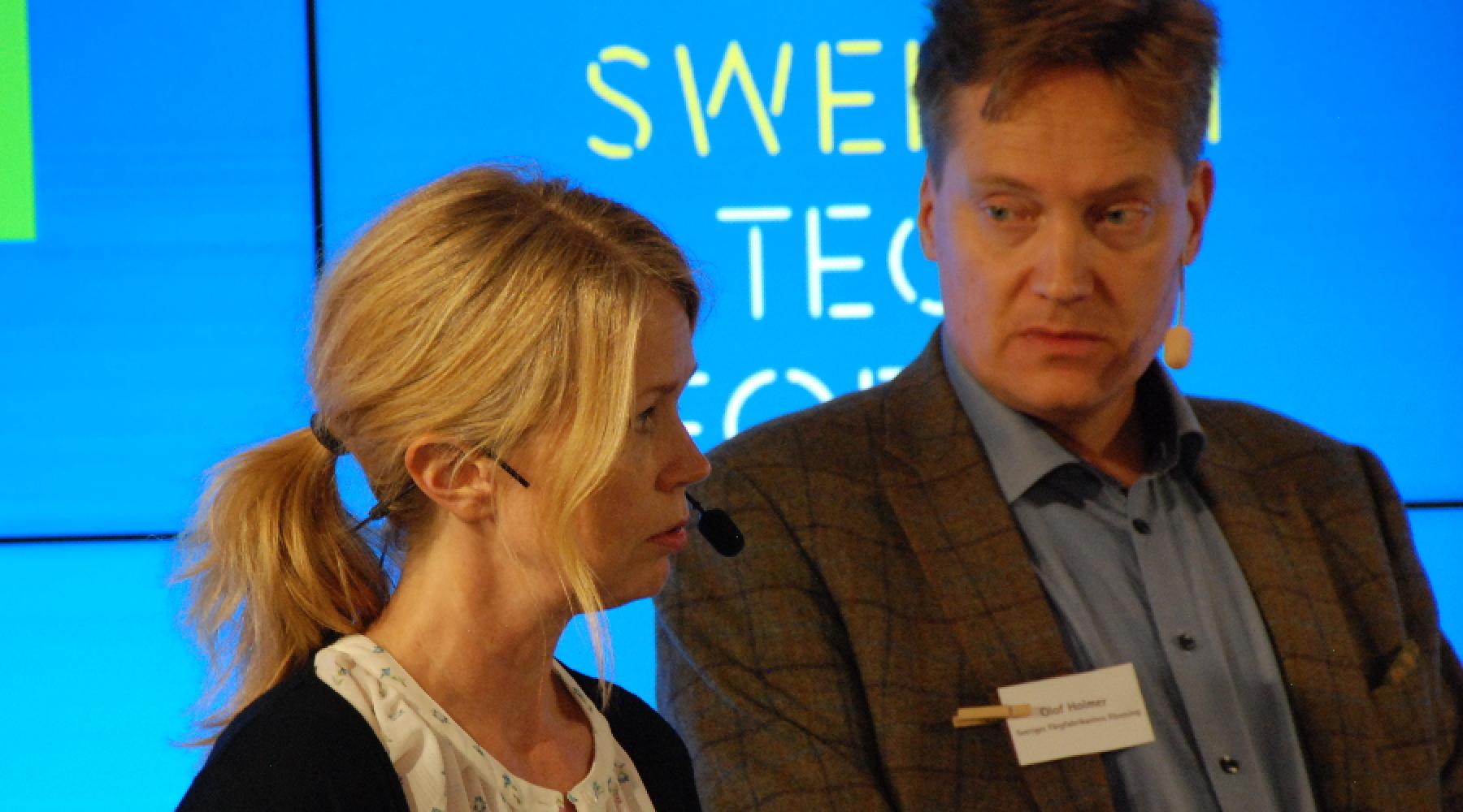 Anna Lilja und Olof Holmer