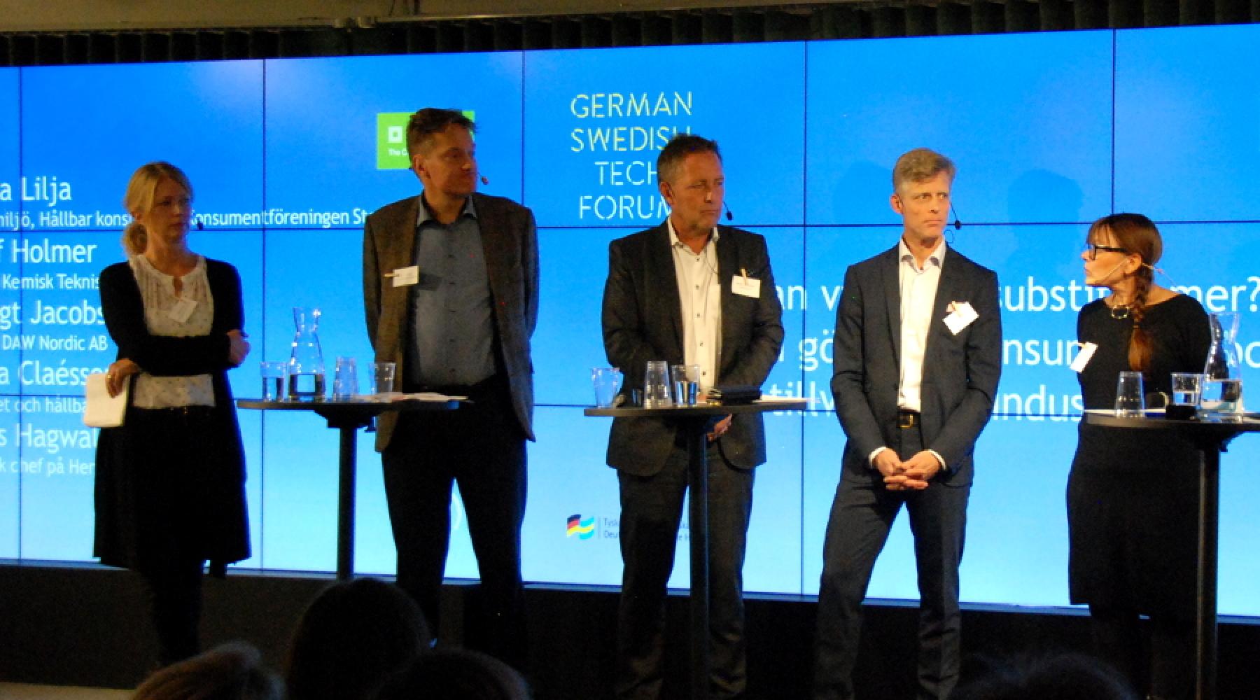 Anna Lilja, Olof Holmer, Bengt Jacobsson, Mats Hagwall und Lena Claésson