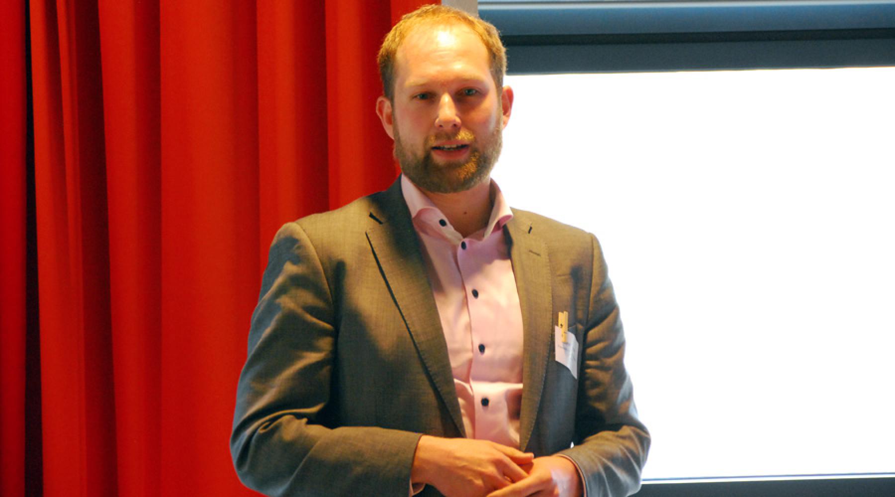 Jannik Henser på German Swedish Tech Forum-seminariet på Tysk-Svenska Handelskammaren