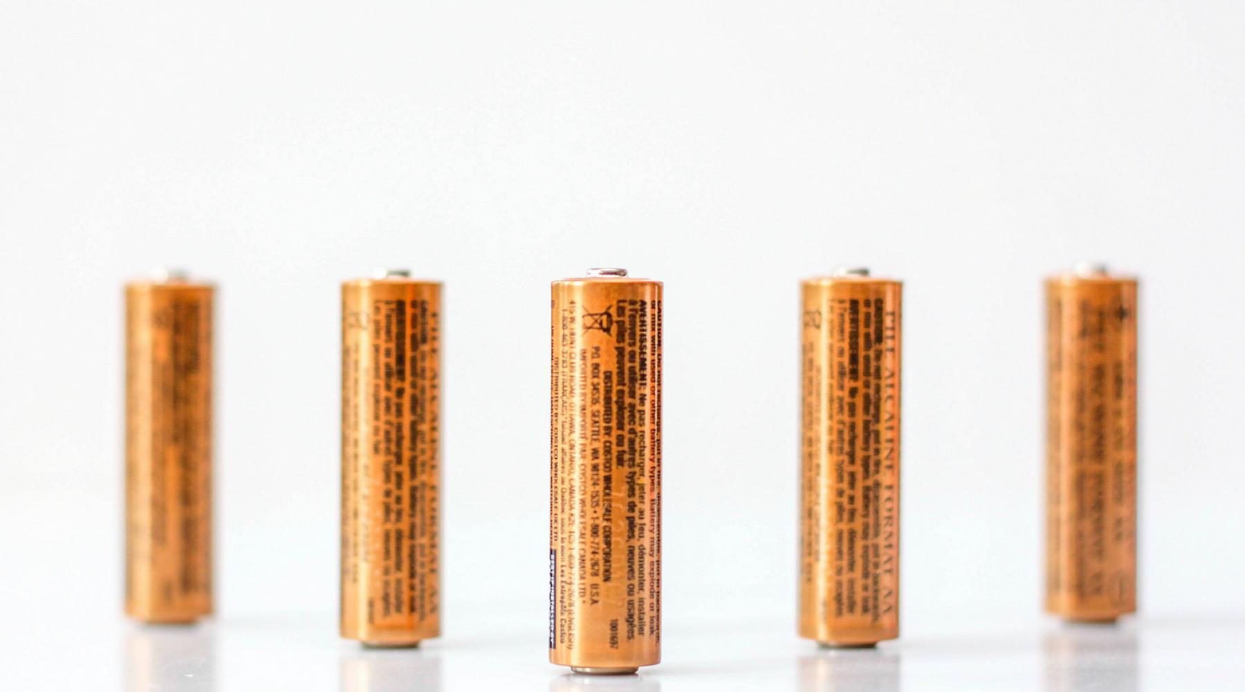 Bild på batterier