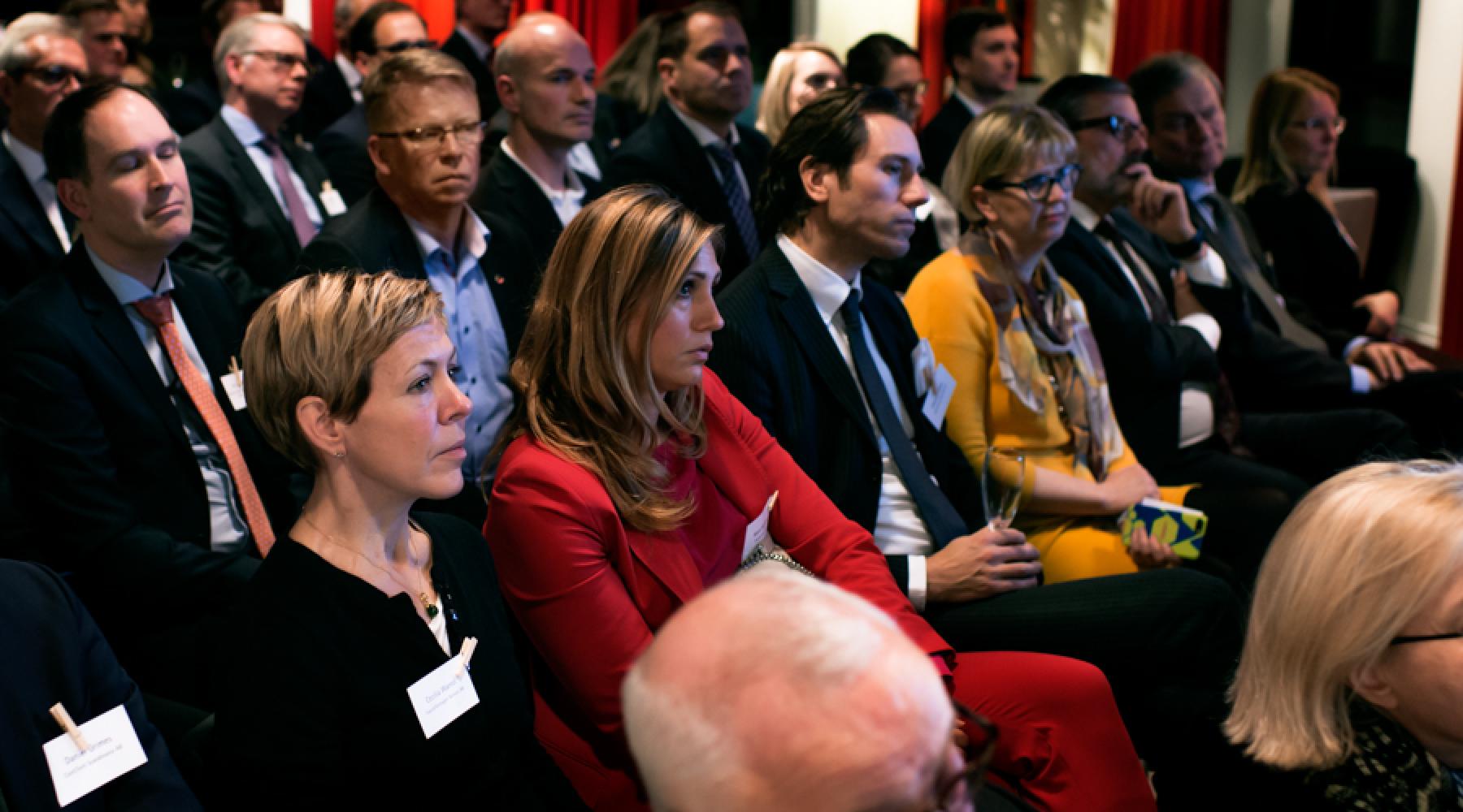 Publiken på Tysk-Svenska Handelskammarens Chairman's New Year Reception 2018