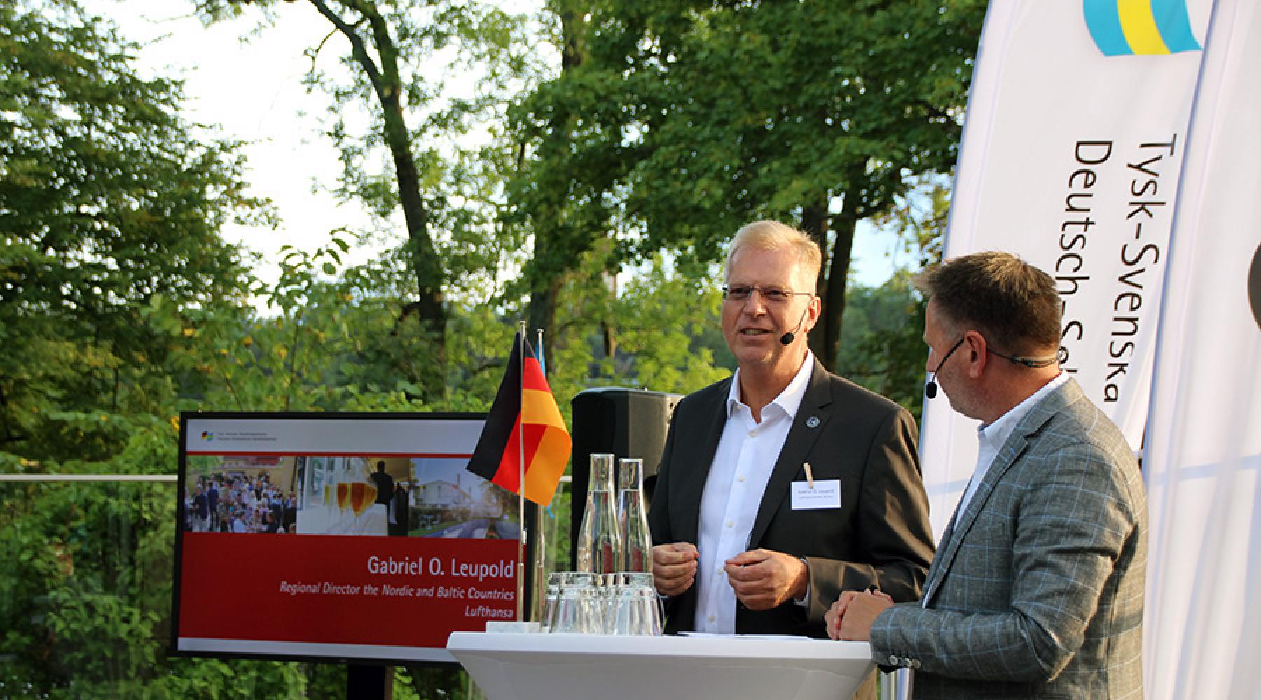Gabriel O. Leupold auf dem Business Kick-off der Deutsch-Schwedischen Handelskammer 2018