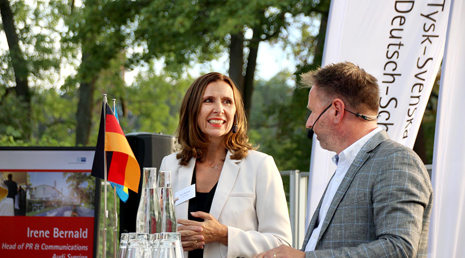 Irene Bernald auf dem Business Kick-off der Deutsch-Schwedischen Handelskammer 2018