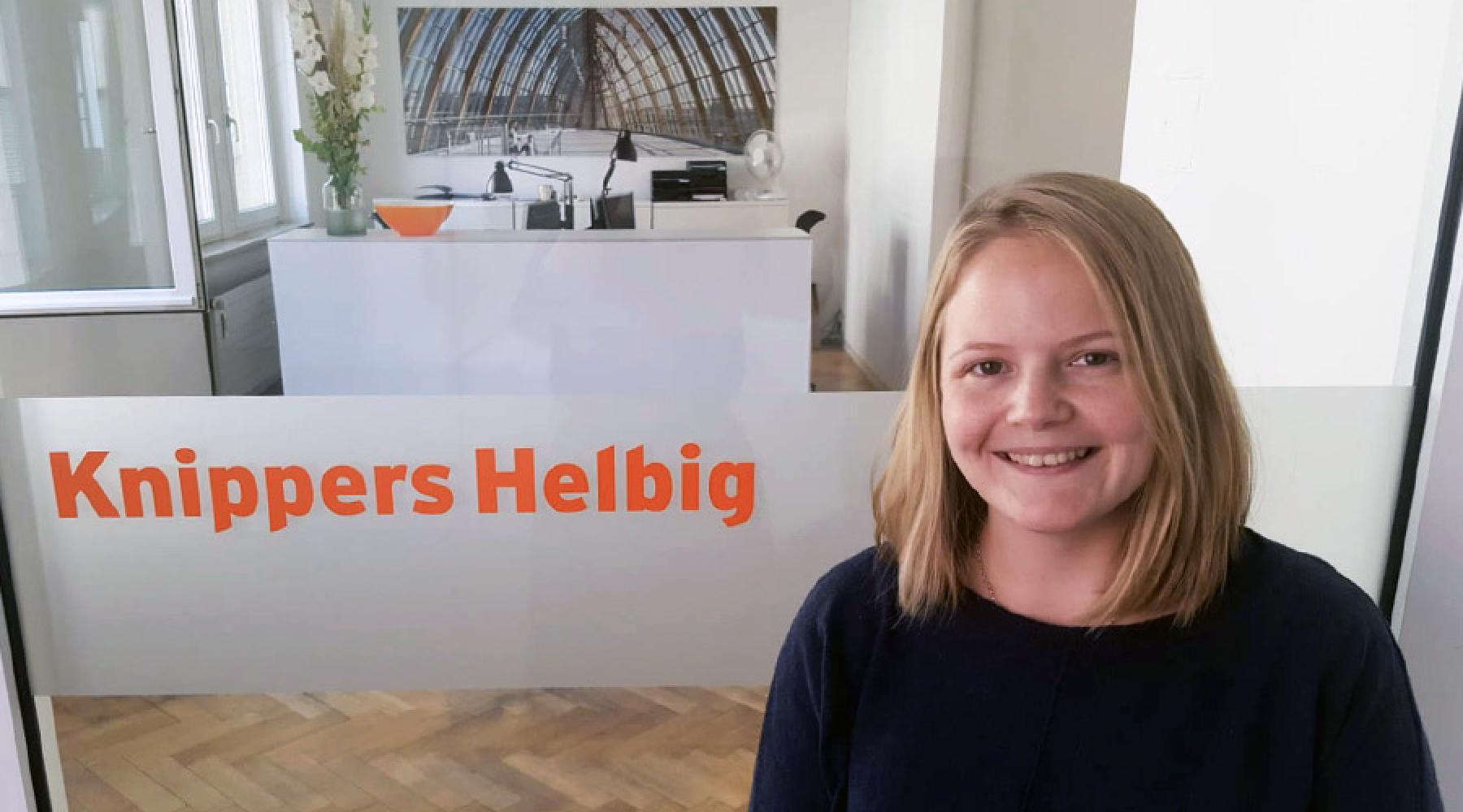 Hanna Närhi på Knippers Helbigs kontor i Stuttgart