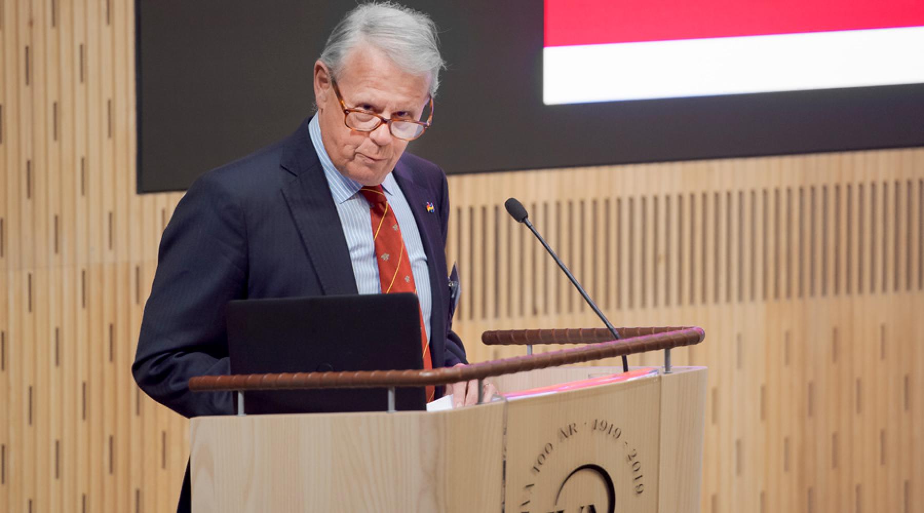 Staffan Bohman på Tysk-Svenska Handelskammarens Chairman's New Year Reception 2019.