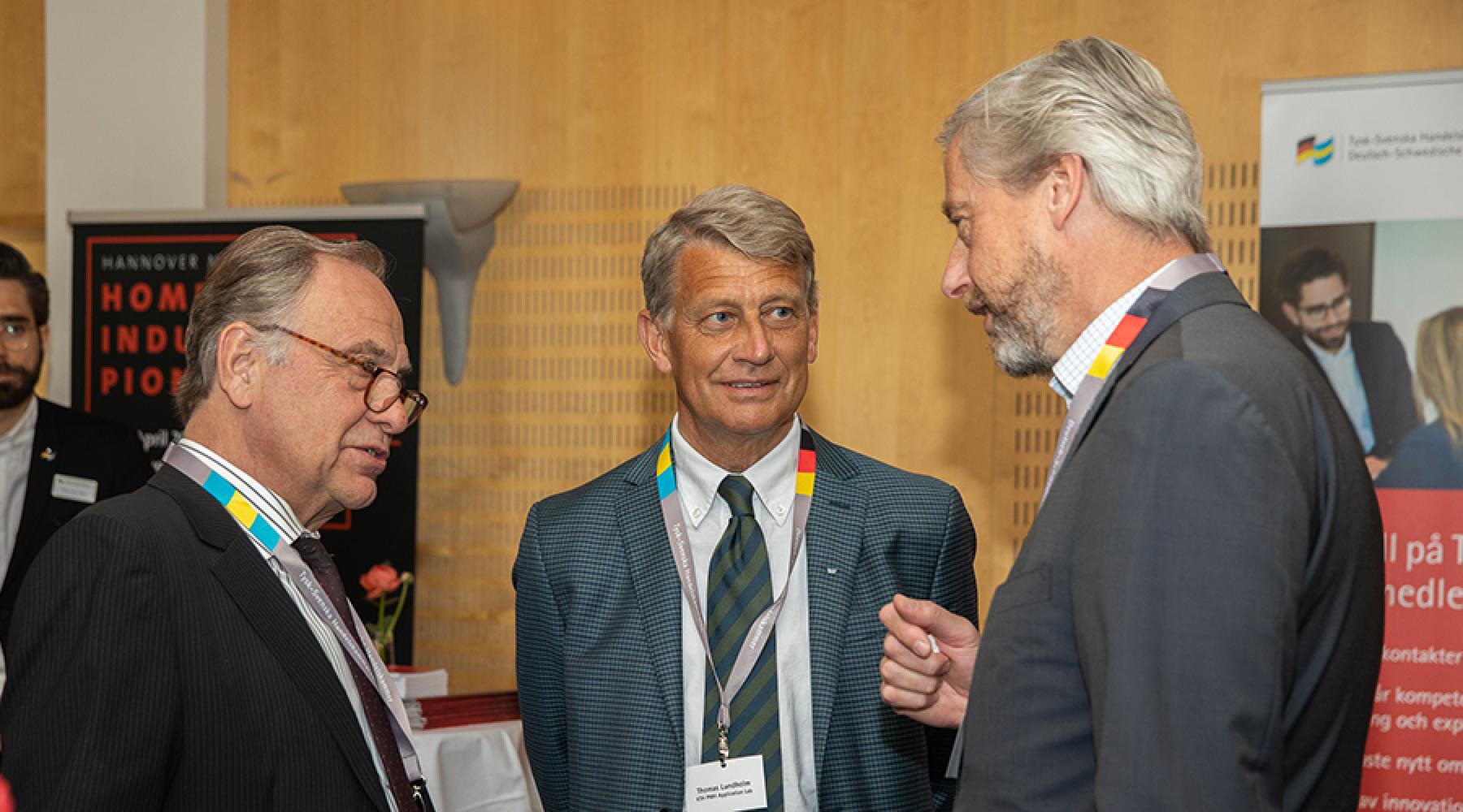 Thomas Lundholm i samtal på Tysk-Svenska Handelskammarens årsmöte 2019