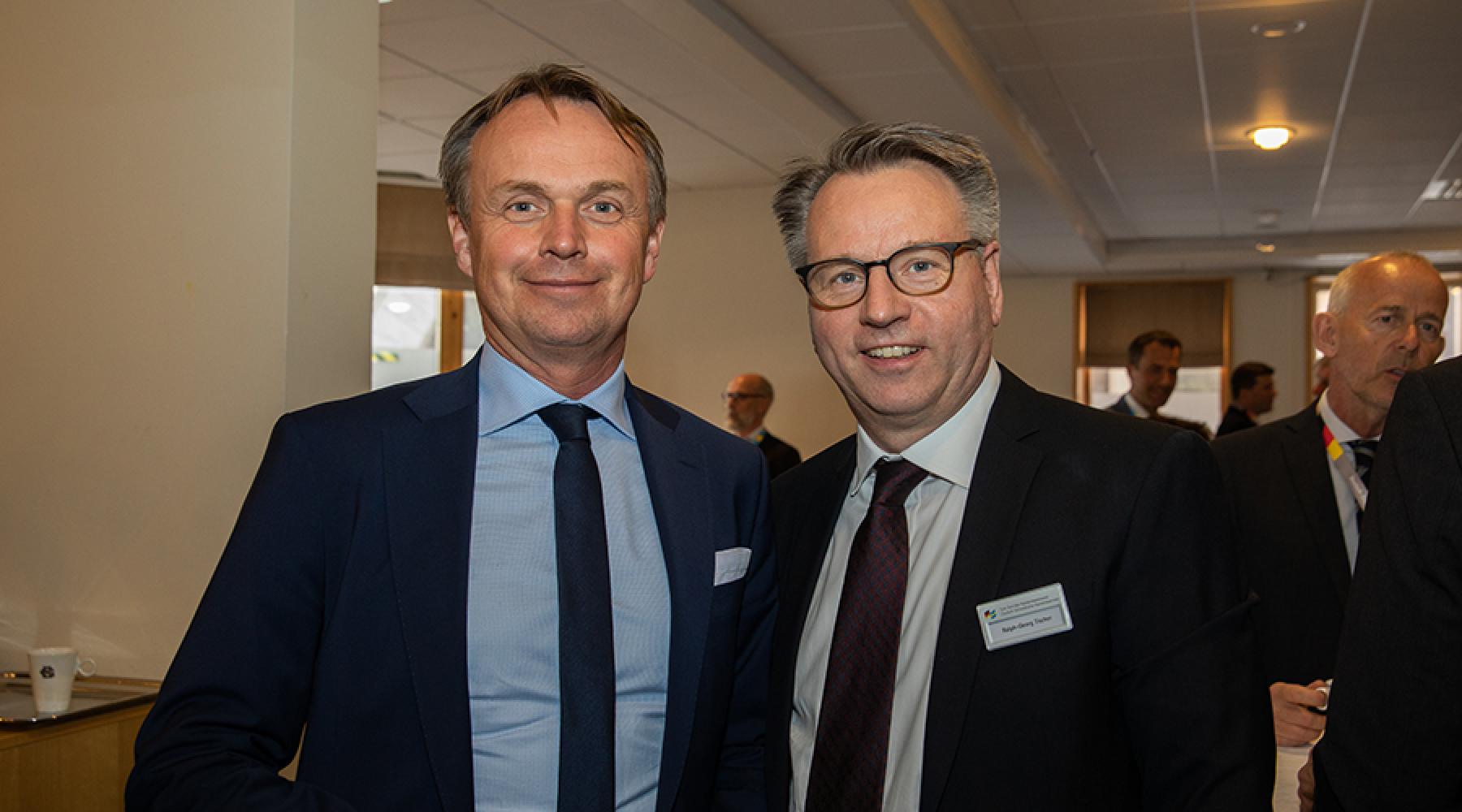 Richard Bader och Ralph-Georg Tischer på Tysk-Svenska Handelskammarens årsmöte 2019