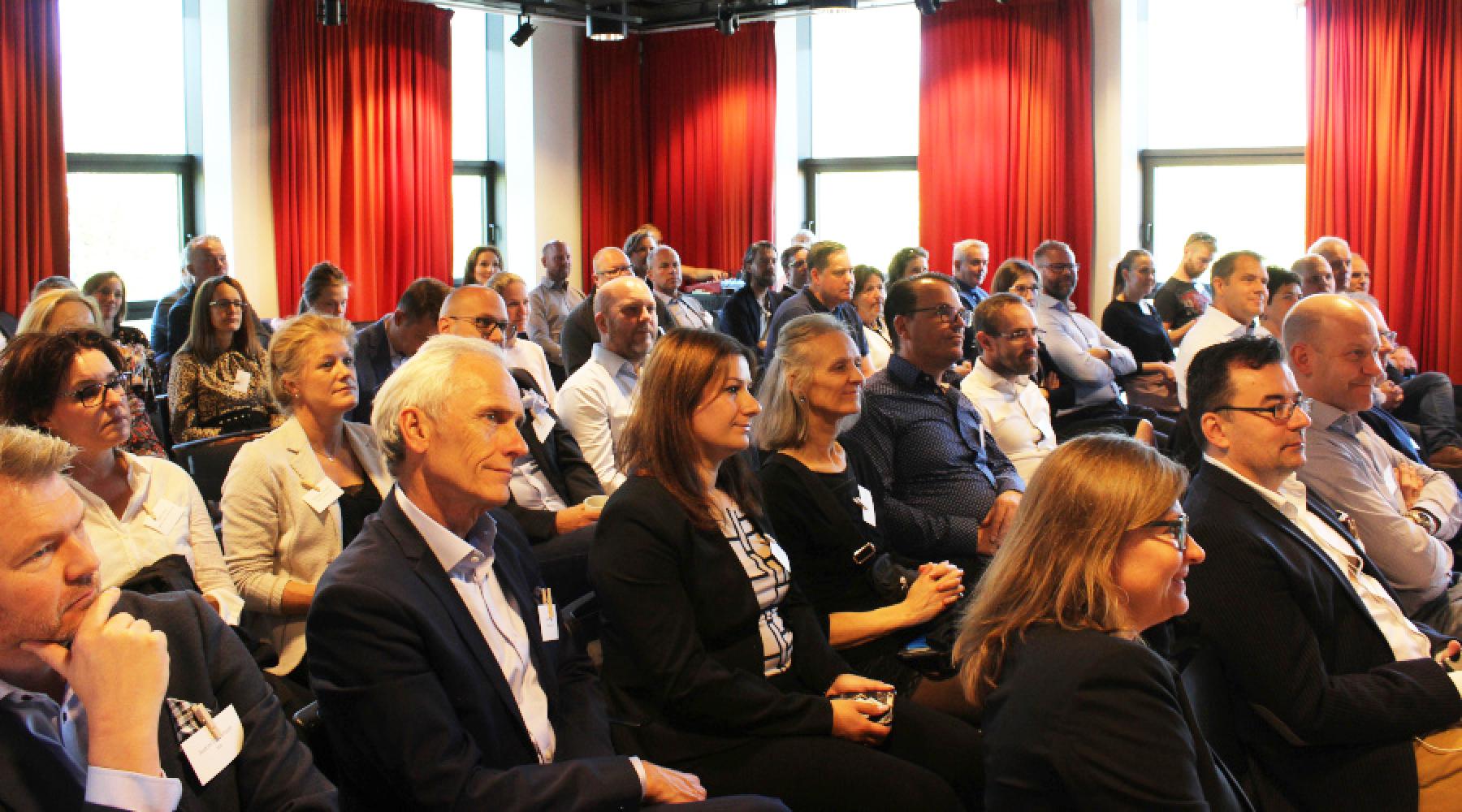 Deltagare på ett seminarium på Tysk-Svenska Handelskammaren i Stockholm