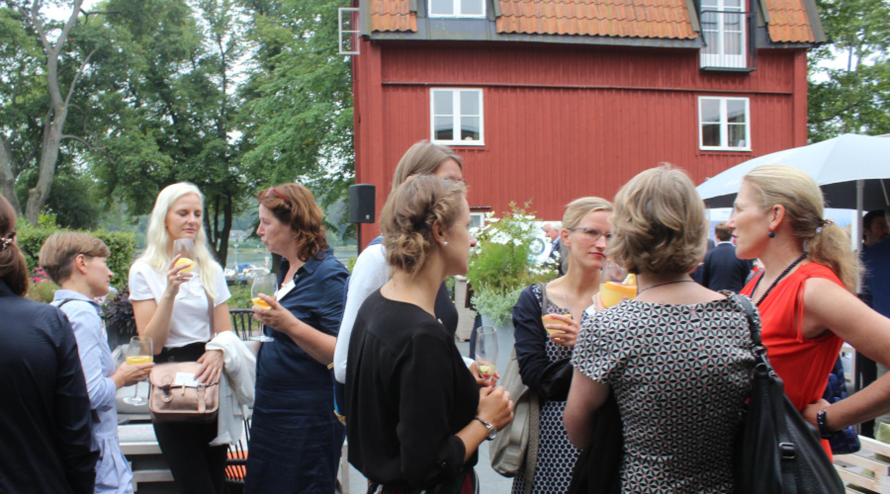 Mingelgäster på Tysk-Svenska Handelskammarens business kickoff 2019.