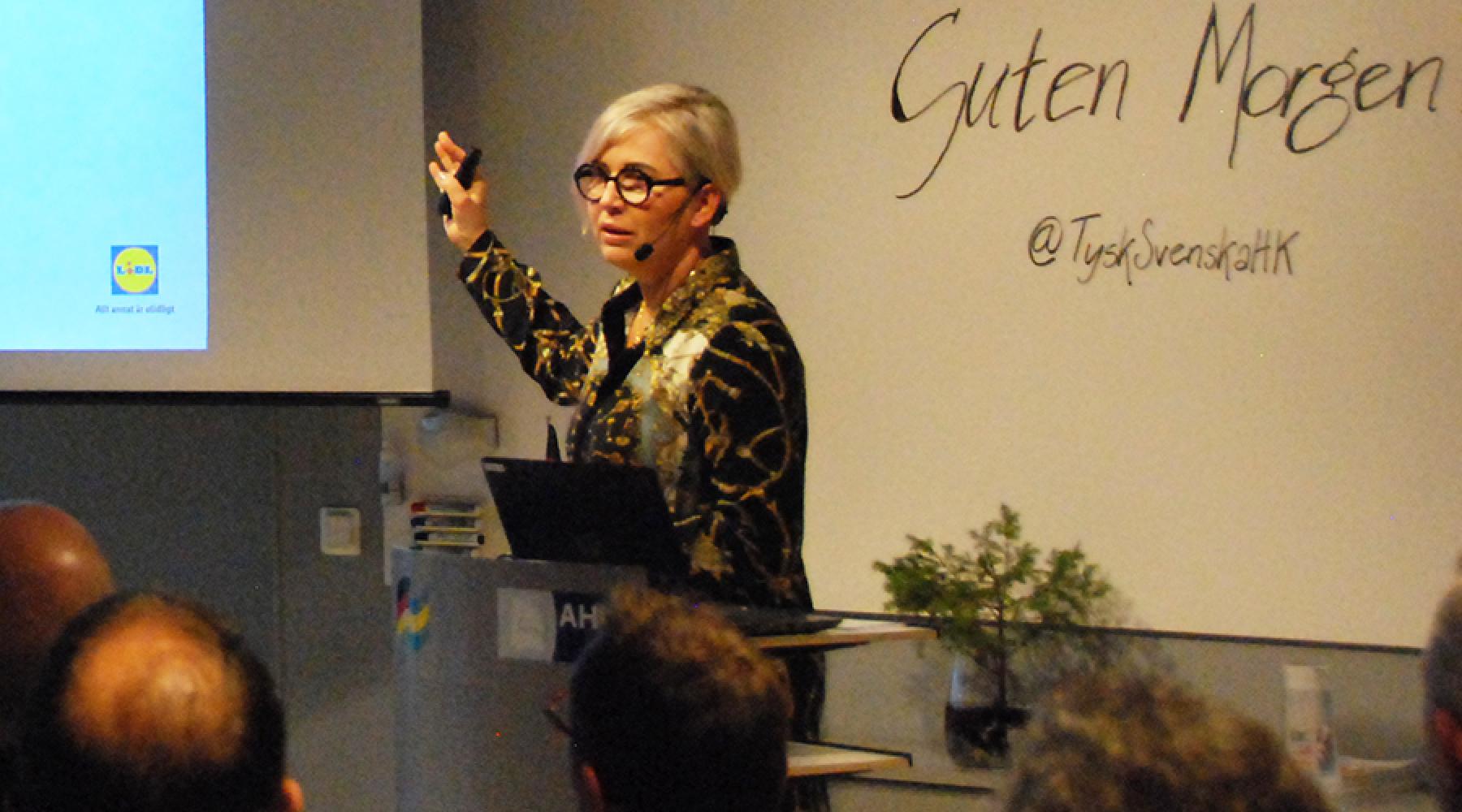 Bella Goldmann Lidl Deutsch-Schwedische Handelskammer Frühstücksseminar Nikolausfrühstück