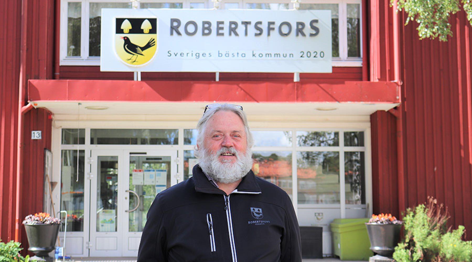 Porträtt: Olof Norberg, näringslivansvarig i Robertsfors kommun.