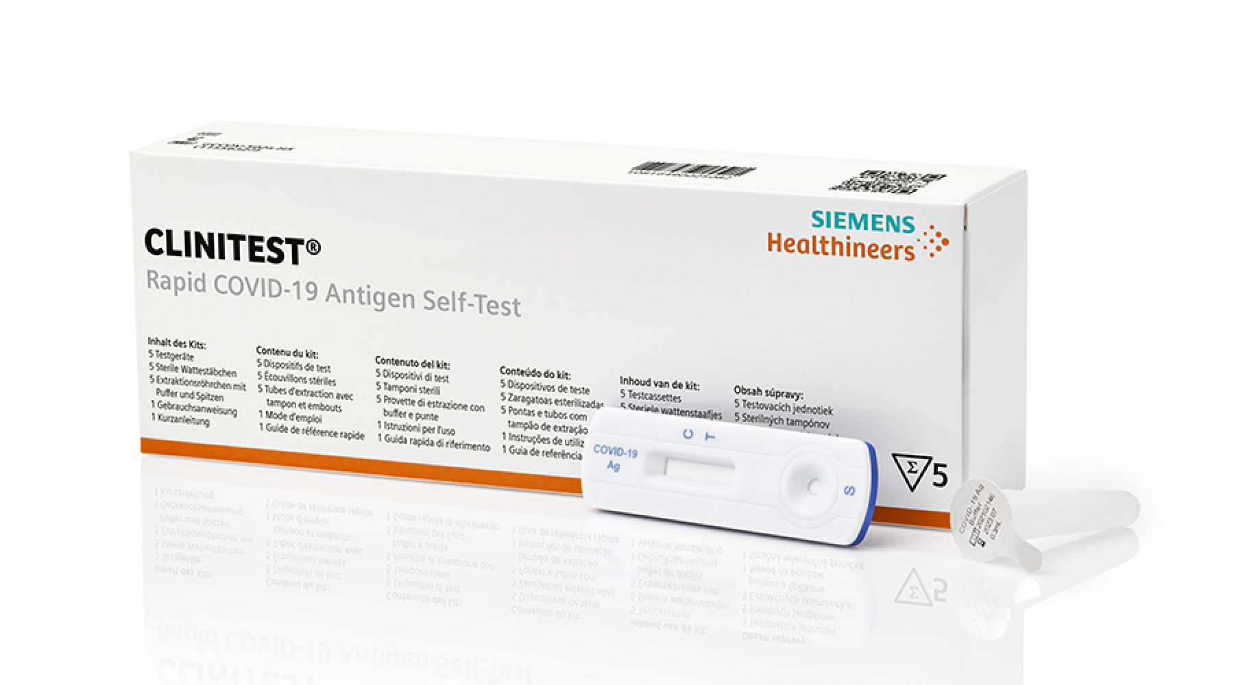 Siemens antigentest, Clinitest Rapid Covid-19