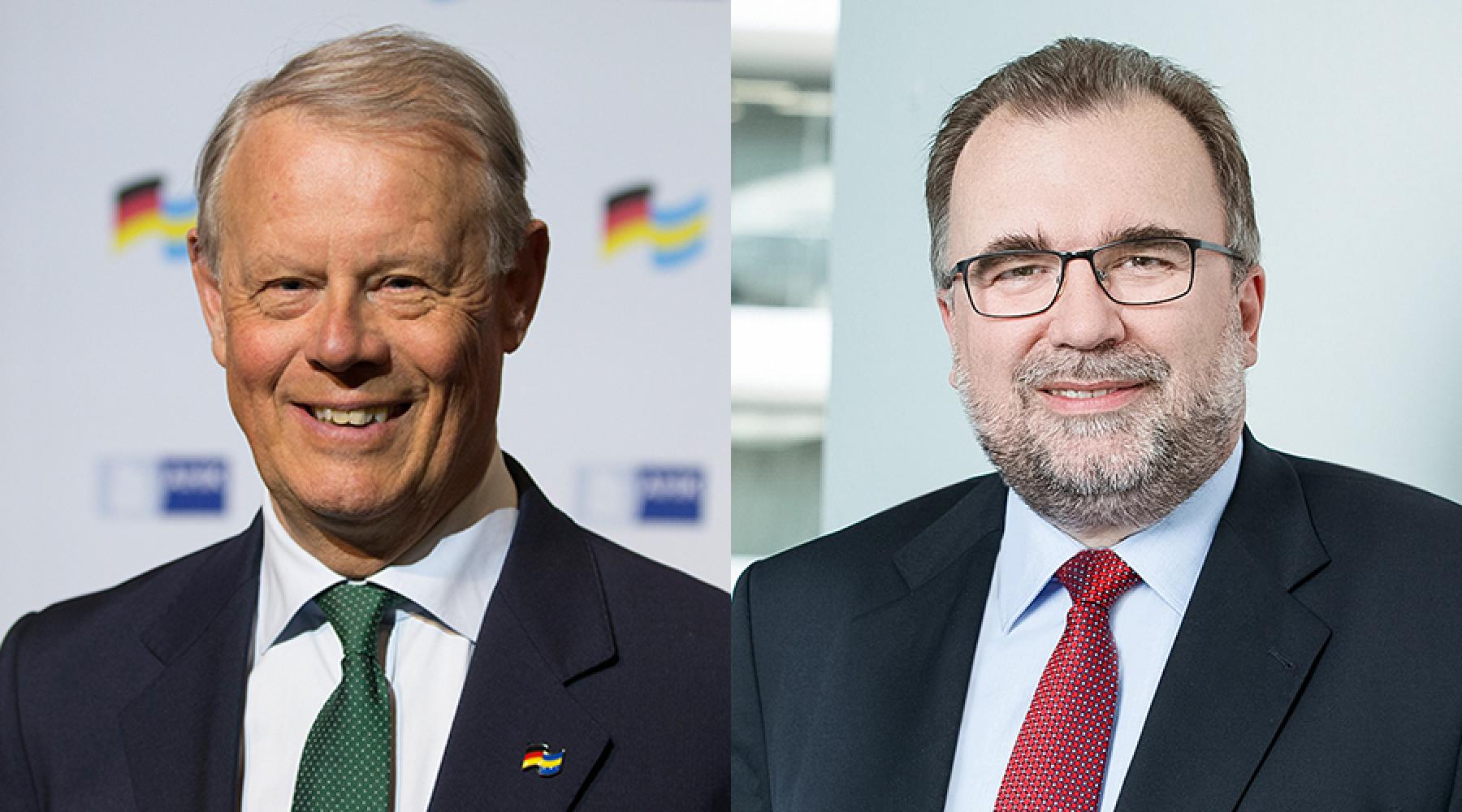 Staffan Bohman und Siegfried Russwurm Staffan Bohman Siegfried Russwurm Elctrolux Siemens Deutsch-Schwedische Handelskammer