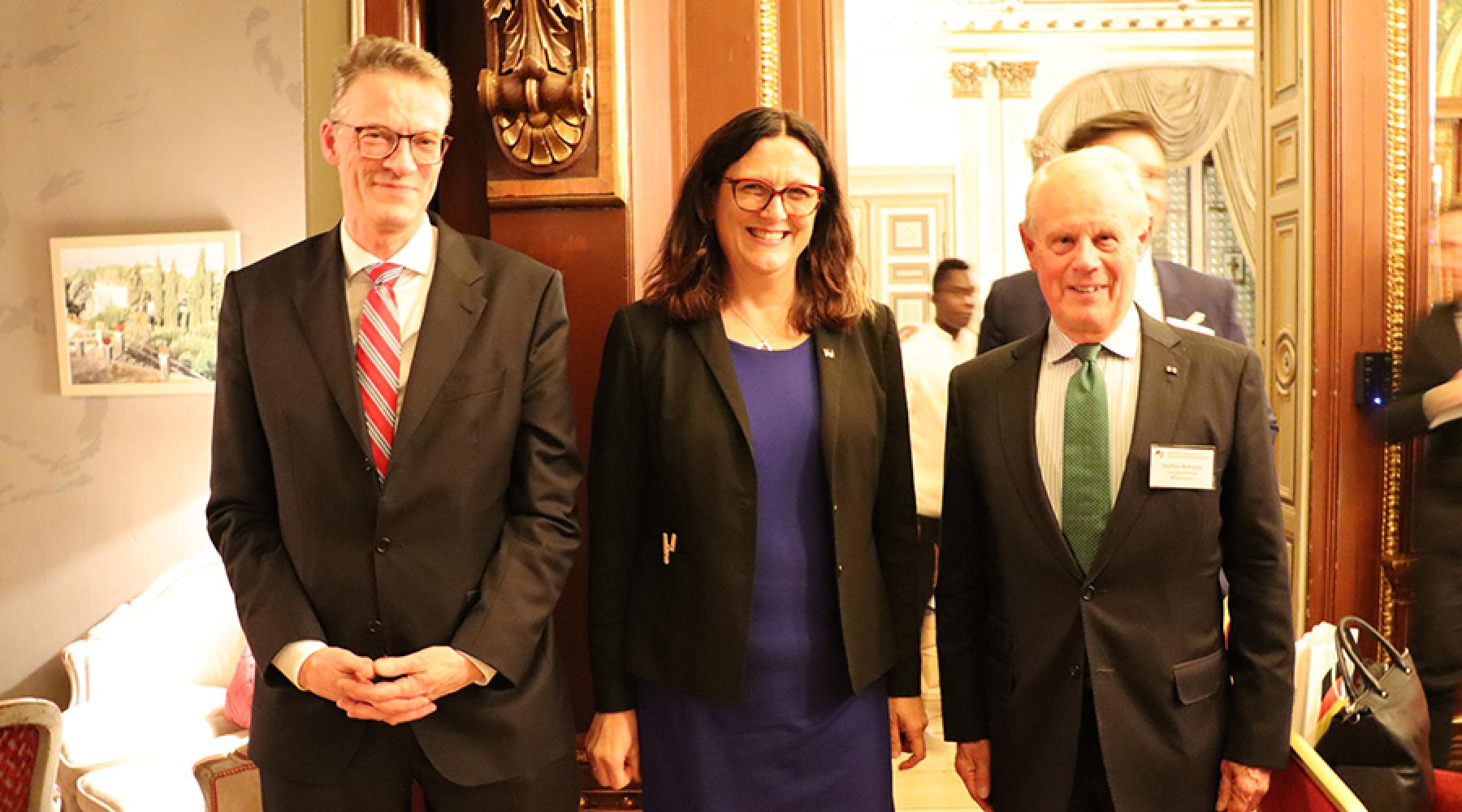 Joachim Bertele, Cecilia Malmström, Staffan Bohman