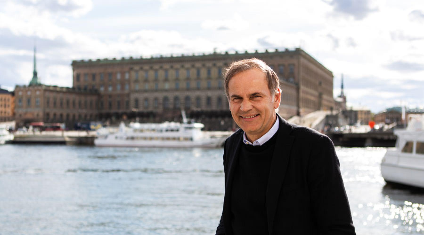 Oliver Blume besöker Tysk-Svenska Handelskammarens årsmöte i Stockholm. Foto: Porsche Sverige