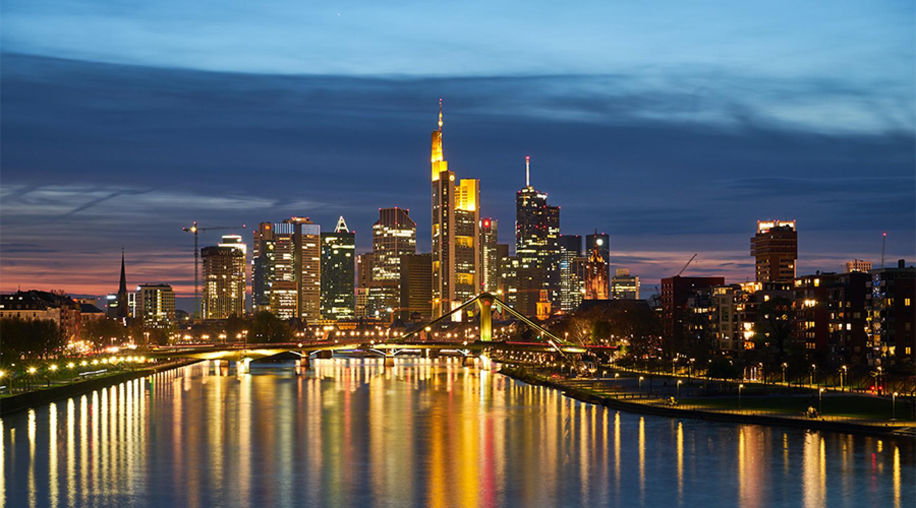 Bild på Frankfurts skyline