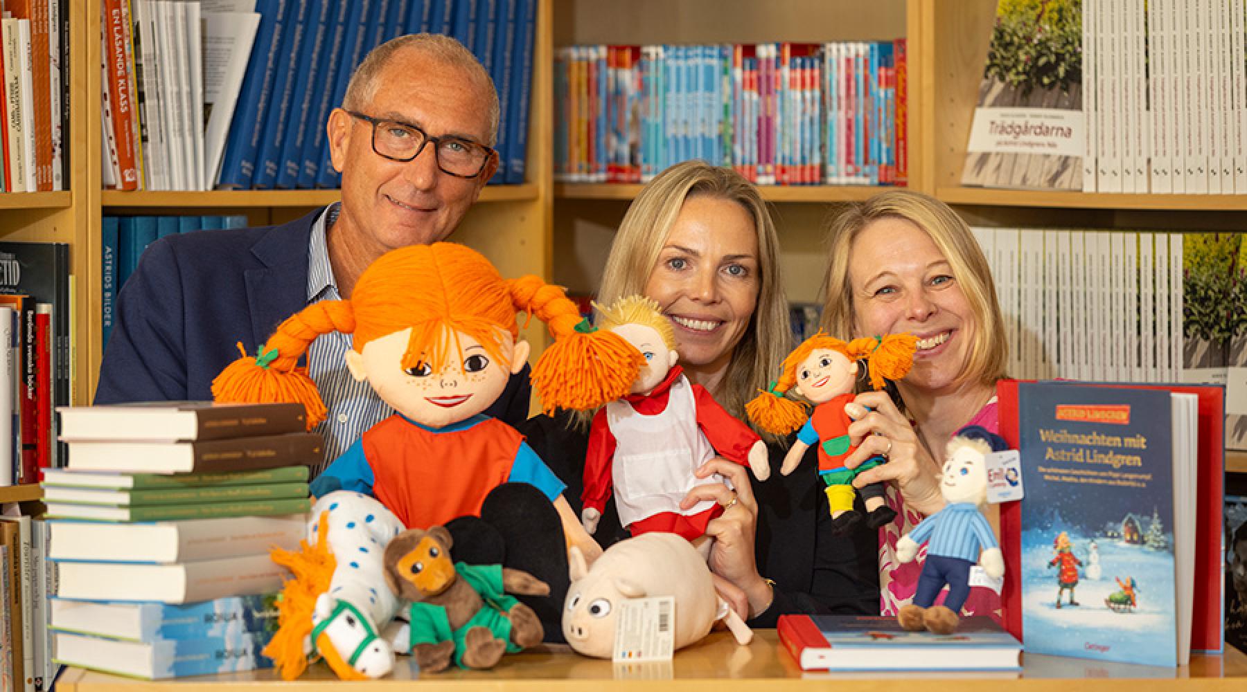 Hans Jägerholm, Jessica Trygg, Lina Talgre (The Astrid Lindgren Company)