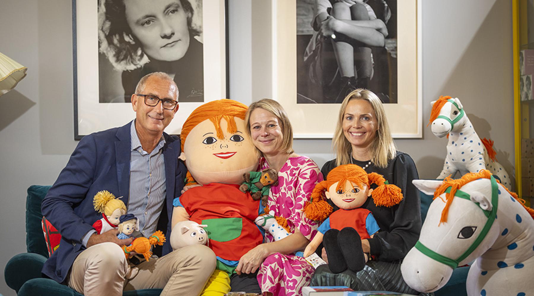Hans Jägerholm, Lina Talgre, Jessica Trygg (The Astrid Lindgren Company)