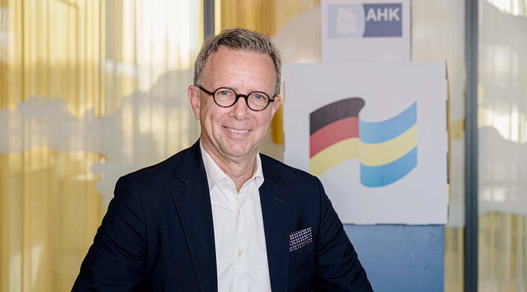 Bild på Tysk-Svenska Handelskammarens ordförande Jan Brockmann