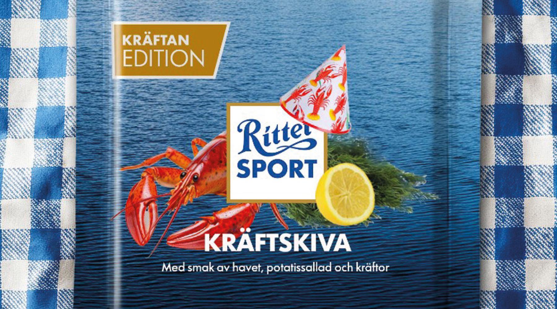 Fejkad utgåva för Ritter Sport i Sverige