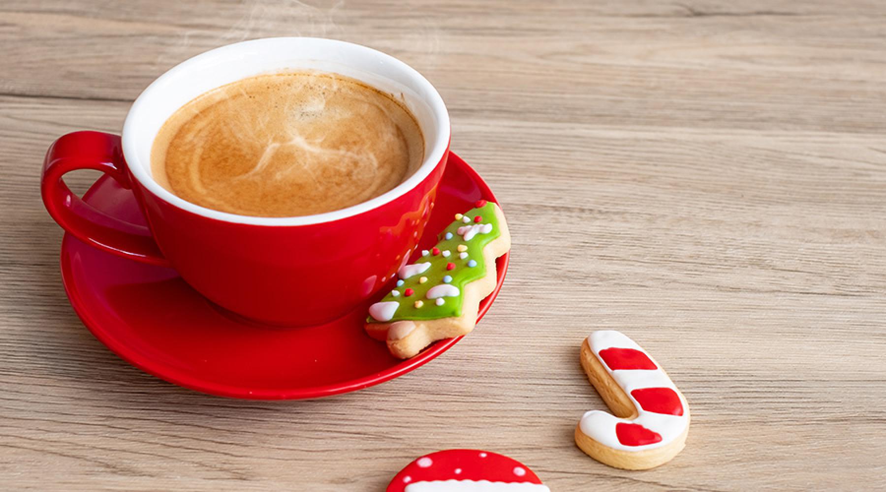 Julfrukost med kaffe